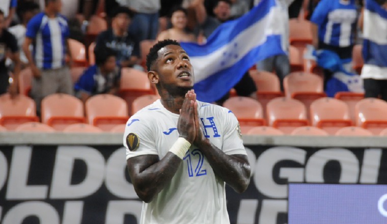 Romell Quito, delantero de Honduras. Foto: Twitter