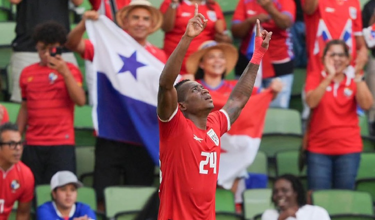 Tomás Rodríguez, delantero de Panamá.Foto:FPF