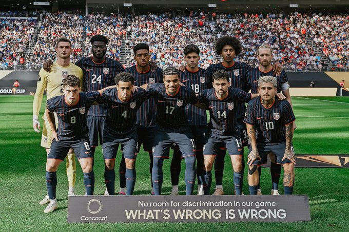 Equipo de Estados Unidos. Foto: @USMNT