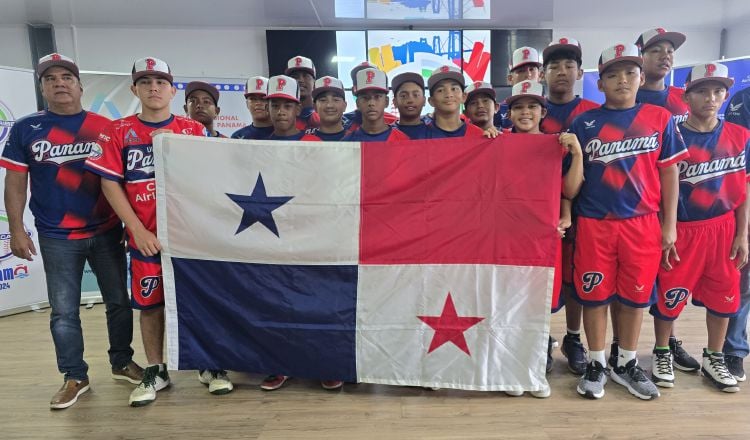Equipo de Panamá que estará en la Serie del Caribe Kids. Foto: Probeis 