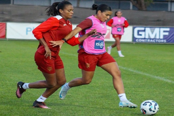 Jugadoras panameñas en los entrenamientos en Australia. Foto: FPF