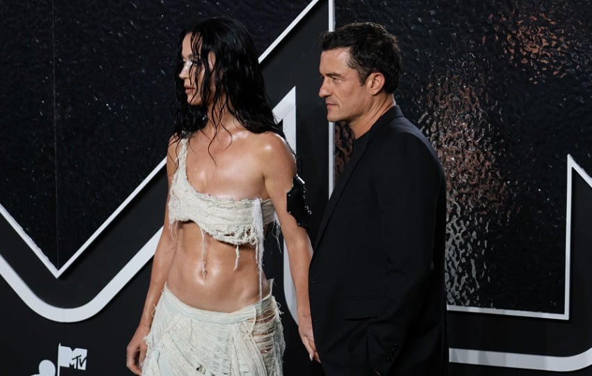 La cantante Katy Perry y el actor Orlando Bloom. Foto: EFE