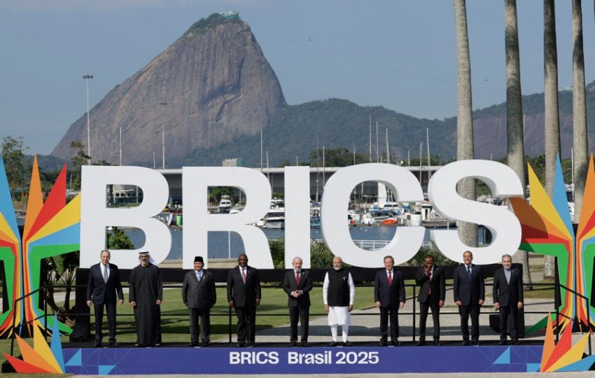 Apertura de la cumbre de los BRICS. Foto: EFE