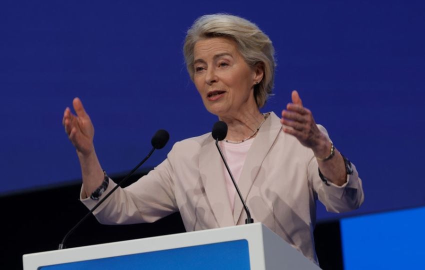La presidenta de la Comisión Europea, Ursula von der Leyen. Foto: EFE