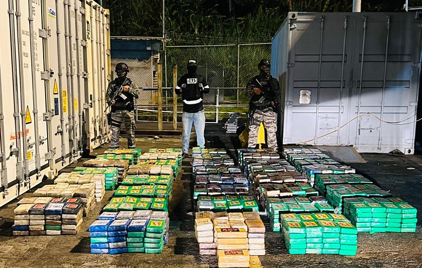En ese caso, el cargamento tenía trazabilidad desde Panamá con destino a Surinam. Foto. Eric Montenegro