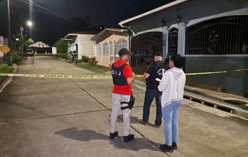 En la comunidad San Judas (Cativá), fue atacado con arma de fuego César Ariel Baker. Foto. Diómedes Sánchez