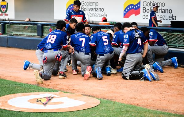 Equipo de Panamá en la Serie del Caribe Kids 2025. Foto: Cortesía