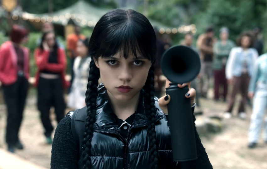 Jenna Ortega como 'Wednesday'. Foto: Netflix / Jonathan Hession