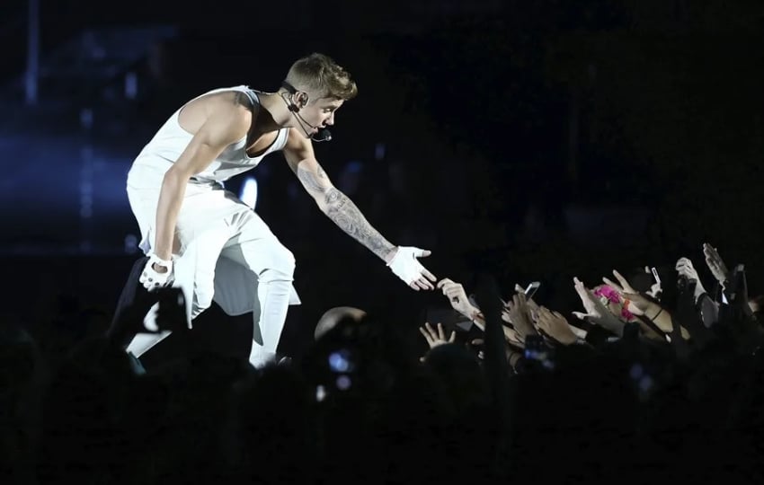 El cantante canadiense Justin Bieber. Foto: EFE / Damian Shaw