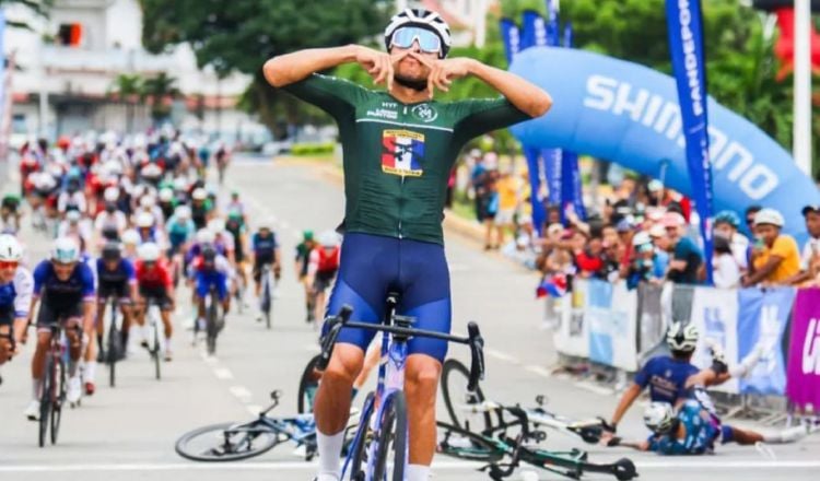 Franklin Archibold en la edición pasada del Tour de Panamá. Foto: Fepaci