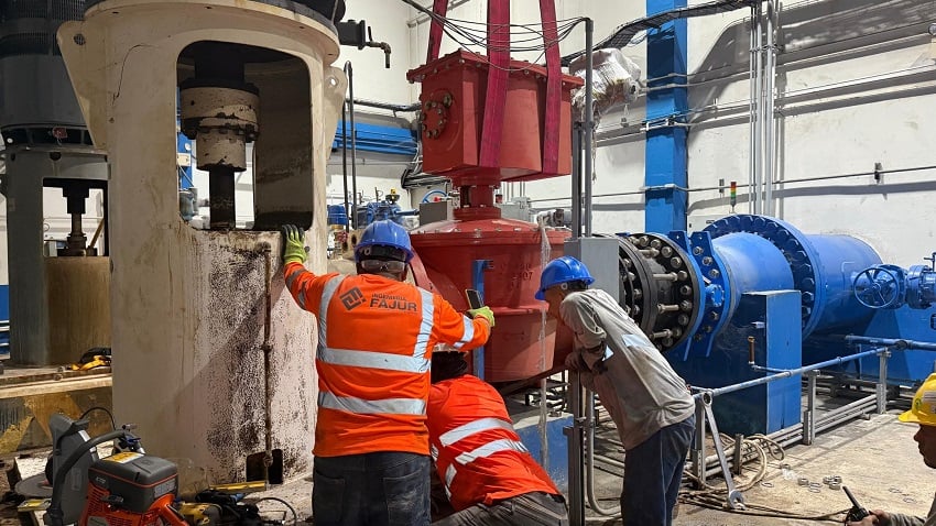 Se instalaron nuevas válvulas como parte de los trabajos. Foto: Cortesía Idaan