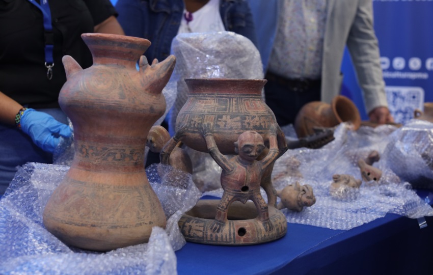 Las piezas pasarán a formar parte de la colección del Museo Antropológico. Foto: Cortesía / MiCultura