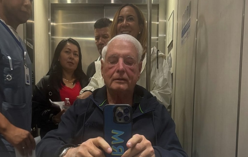 Martinelli a su salida del hospital. Foto: Instagram