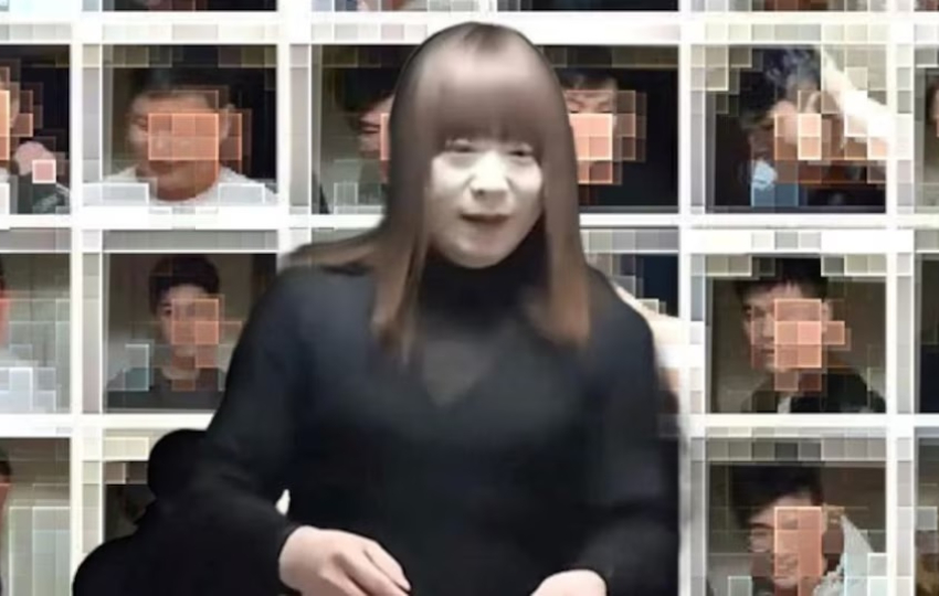 Jiao, un hombre de 38 años de Nanjing, China, se hacía pasar por mujer. Foto: X (Twitter)