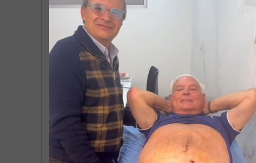 Ricardo Martinelli en consulta médica en Colombia. Foto: Cortesía