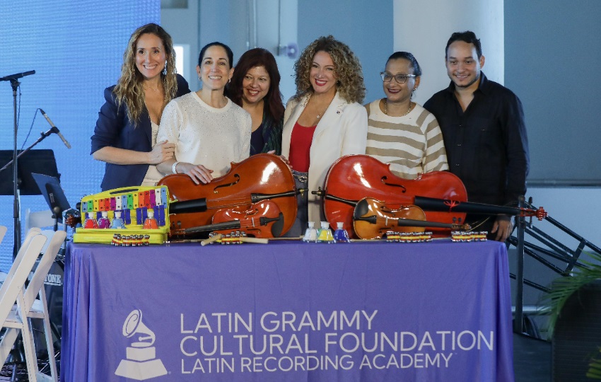 La donación la hizo la Fundación Cultural Latin Grammy y la Fundación Puertas Abiertas. Foto: Cortesía
