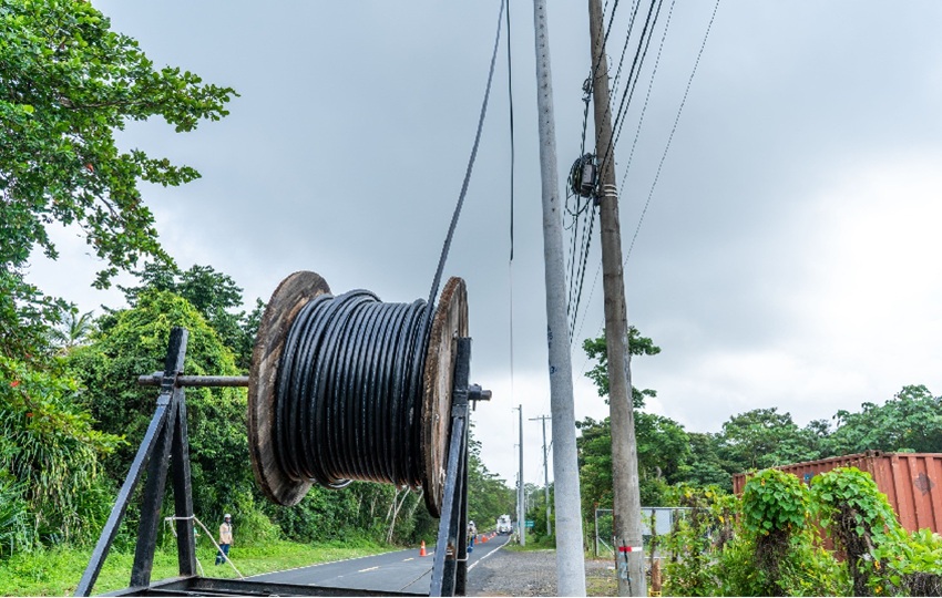 Los cables protegidos tienen un aislamiento exterior robusto. Foto: Diómedes Sánchez