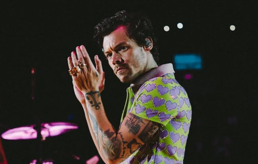 Harry Styles durante su 'tour' en Los Ángeles en 2022. Foto: Instagram / @harrystyles