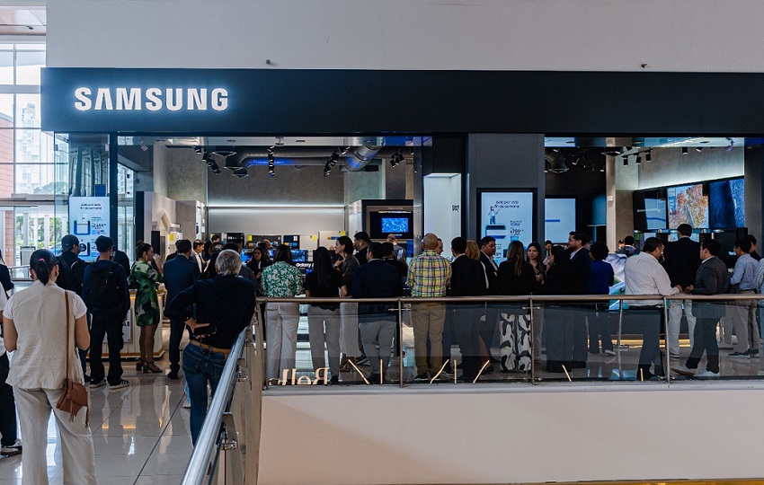 Nueva tienda Samsung en Multiplaza. Foto: Cortesía