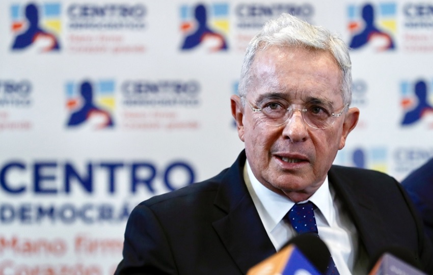 Expresidente de Colombia, Álvaro Uribe Vélez. Foto: EFE