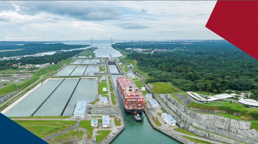 Esclusas de Agua Clara en la vertiente del Caribe del Canal. Foto: Cortesía ACP