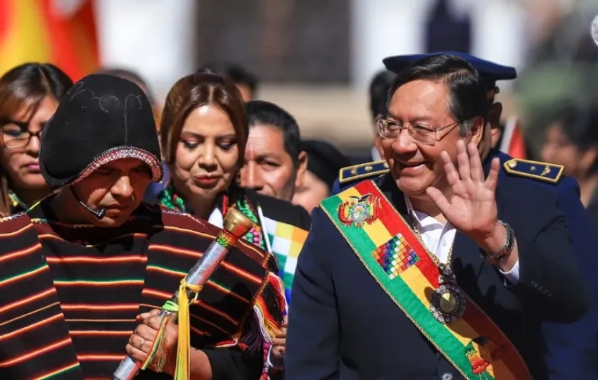 El presidente de Bolivia, Luis Arce. Foto: EFE. 