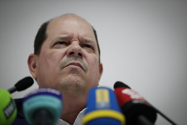 Manuel Arias, presidente de la Federación Panameña de Fútbol. Foto: EFE