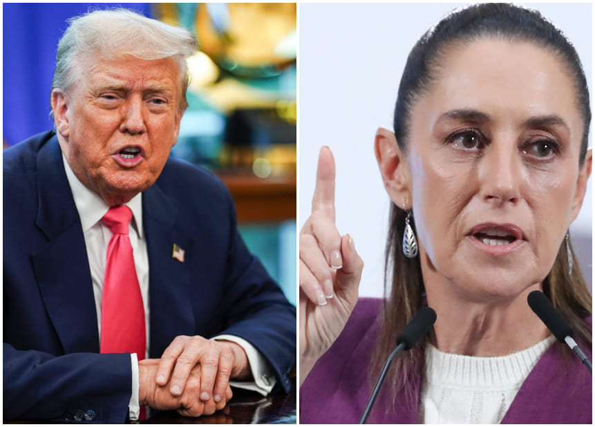 Claudia Sheinbaum responde las afirmaciones de Donald Trump. Foto EFE