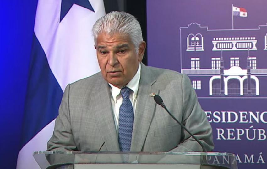 José Raúl Mulino, presidente de la República. 
