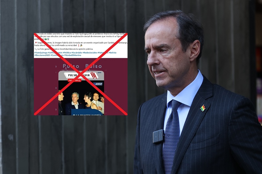 Jorge Quiroga marca bien en las encuestas presidenciales de bolivia. Foto EFE