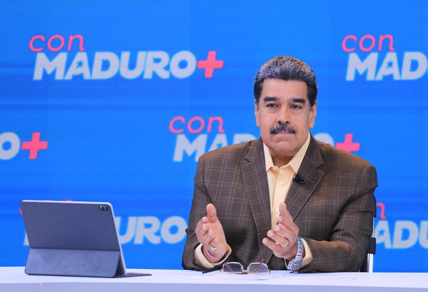 El presidente Nicolás Maduro.