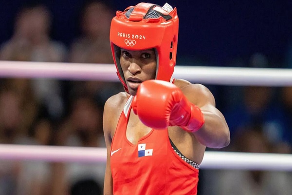 Atheyna Bylon no estará en el Mundial de Boxeo de Liverpool, Inglaterra. Foto: COP