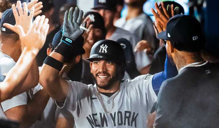 El santeño José "Chema" Caballero, jugador de los Yanquis de Nueva York. Foto: Instagram