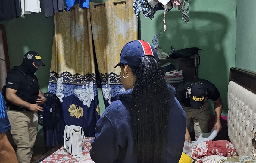Los operativos se llevaron a cabo en Arraiján y La Chorrera. Foto. Cortesía Policía Nacional