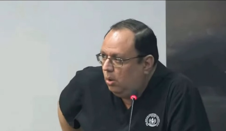 Fernando Castañeda, dirigente de AMOACSS en la Asamblea Nacional