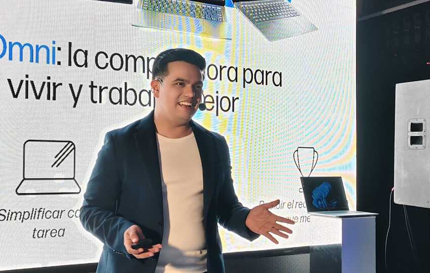 Allan Azurdia en su reciente visita a Panamá. 