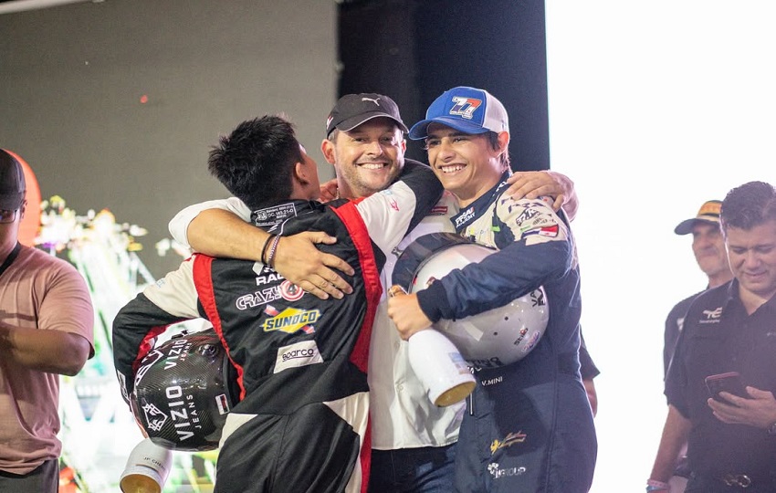 Algunos de los ganadores. Foto: autodromopanama