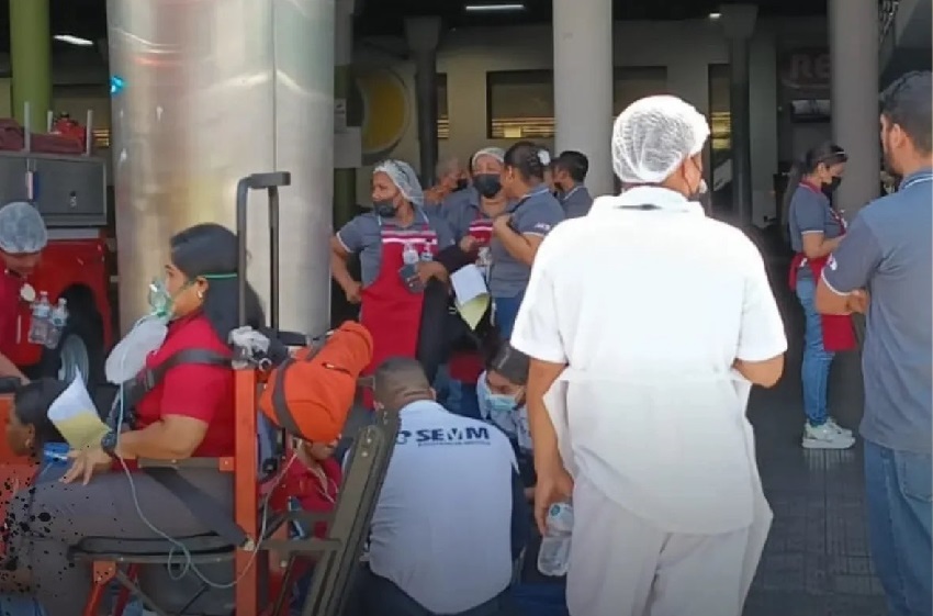 Unas 20 personas fueron evaluadas con síntomas de vómitos y mareos.