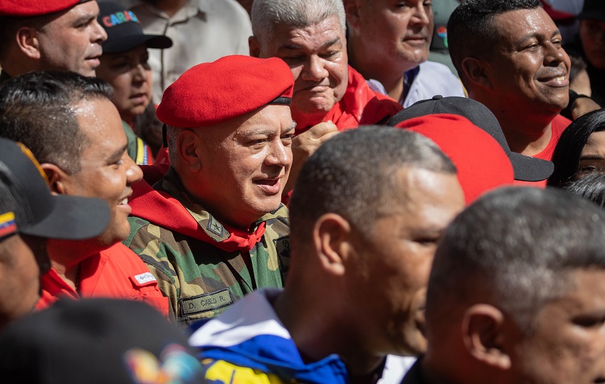 El titular de Interior de Venezuela, Diosdado Cabello. Foto: EFE