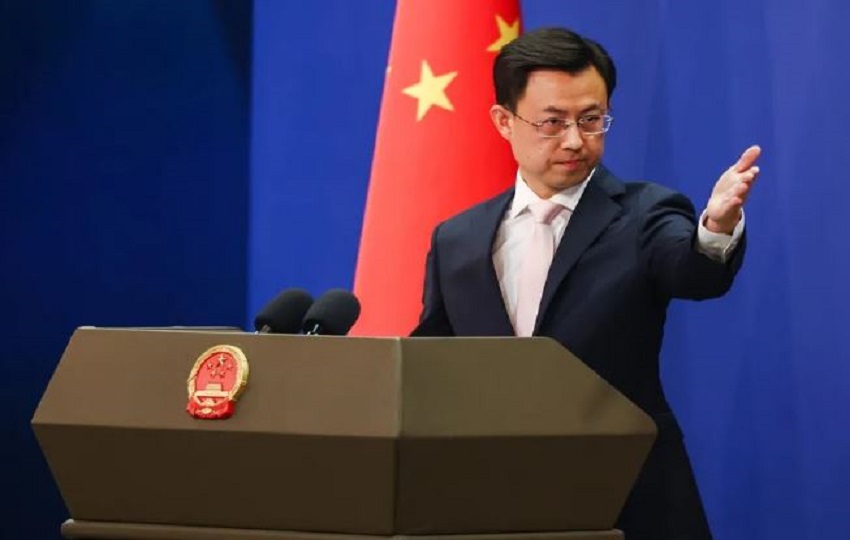 El portavoz de Exteriores de China, Guo Jiakun. Foto: EFE