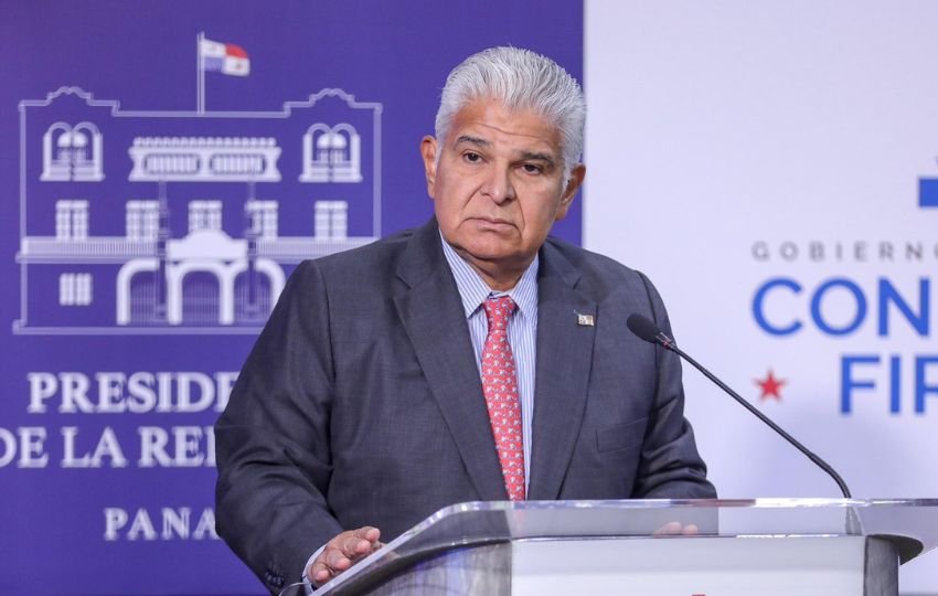 José Raúl Mulino, presidente de la República. Foto: Cortesía