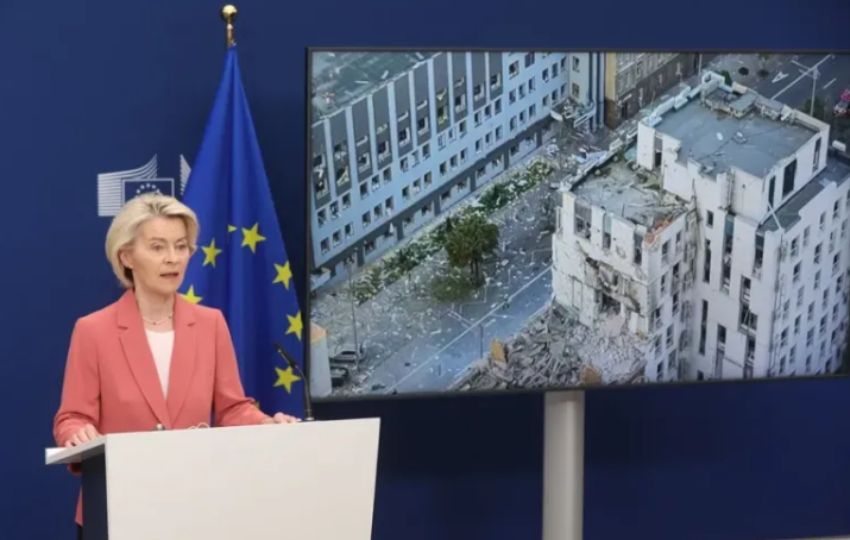 La presidenta de la Comisión Europea, Ursula von der Leyen. Foto: EFE