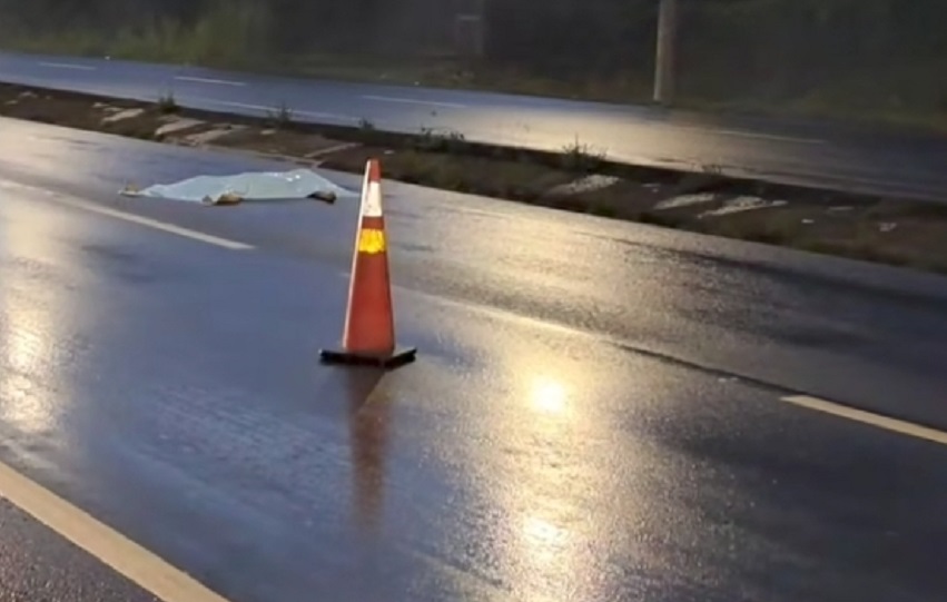 Las autoridades buscan a la persona que causó este accidente de tránsito. Foto. Cortesía