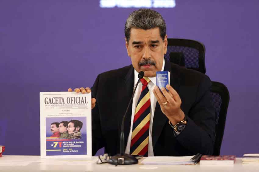 Nicolás Maduro, gobernante venezolano. Foto EFE