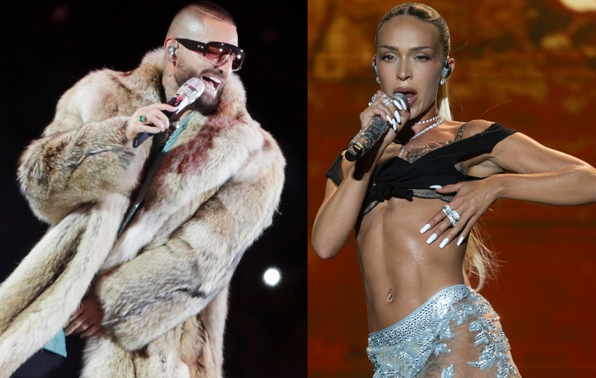 Maluma y Bad Gyal. Fotos: EFE / Carlos Ortega / Marta Pérez