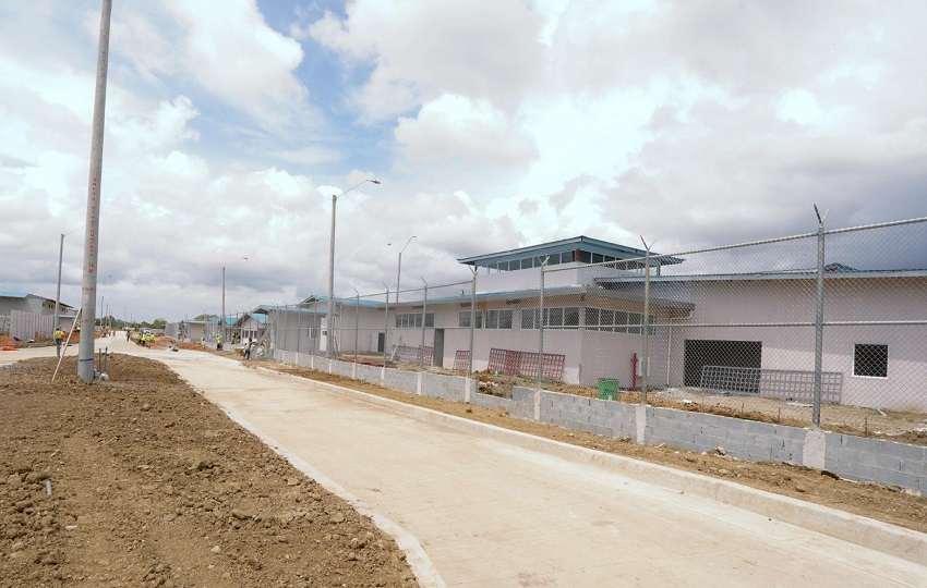 La nueva cárcel tiene un 80% de avance. Foto: Cortesía