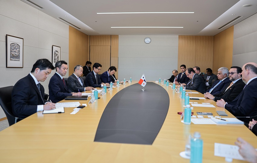 Reunión con directivos del Mizuho Bank y Sumitomo Corp. Foto: Cortesía