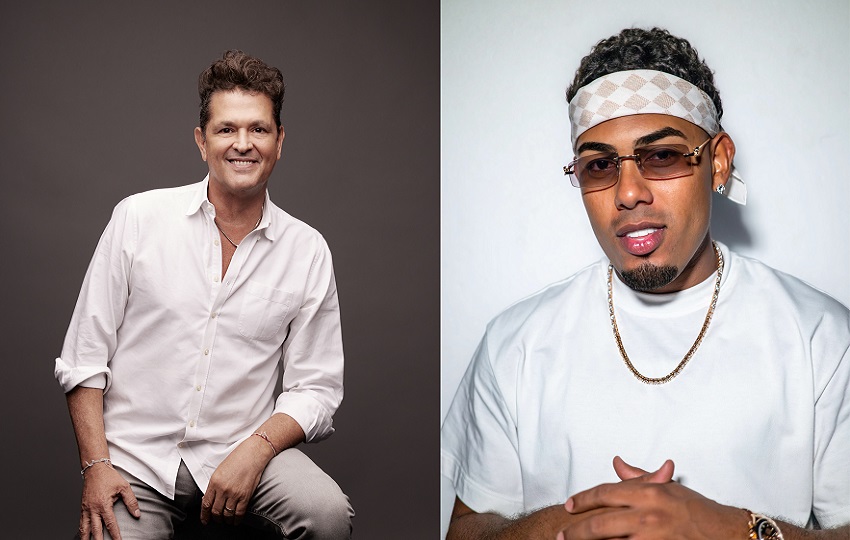 Carlos Vives y Myke Towers. Foto: EFE