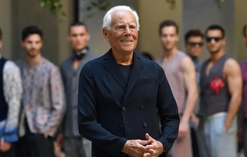 El diseñador italiano Giorgio Armani. Foto: EFE / Daniel Dal Zennaro / Archivo