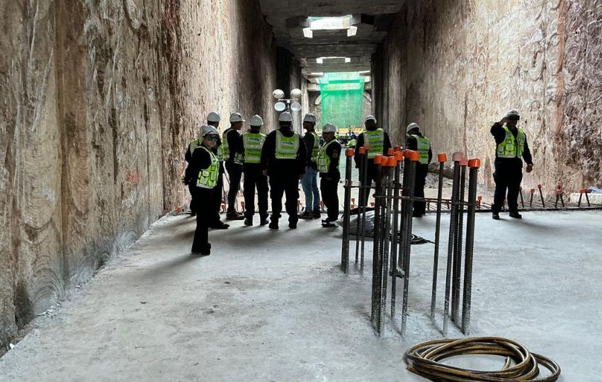 Inspección en el túnel de la Línea 3 del Metro. Foto: Cortesía